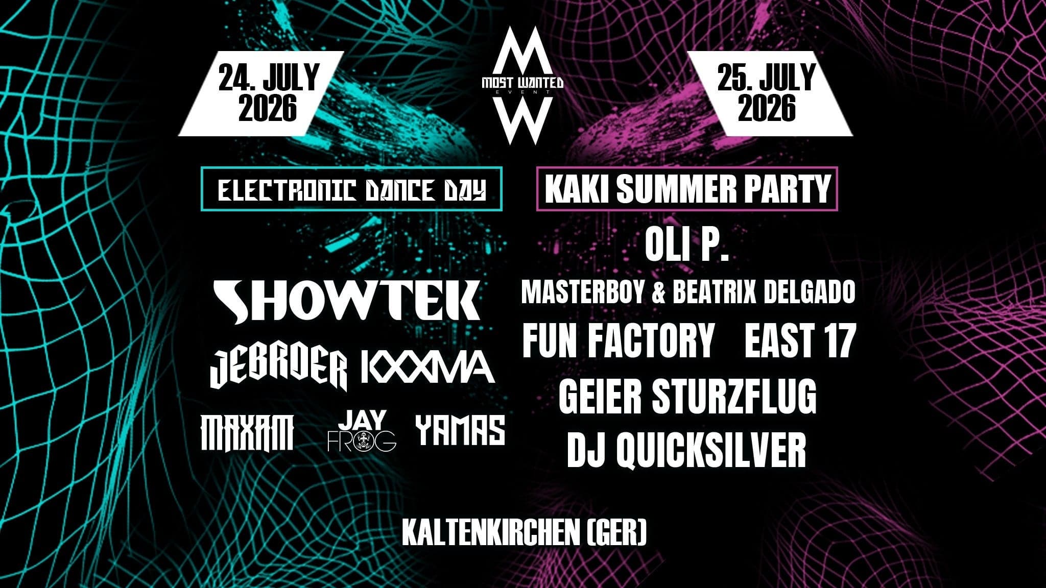 MOST WANTED EVENT 2026 - KaKi Summer Party